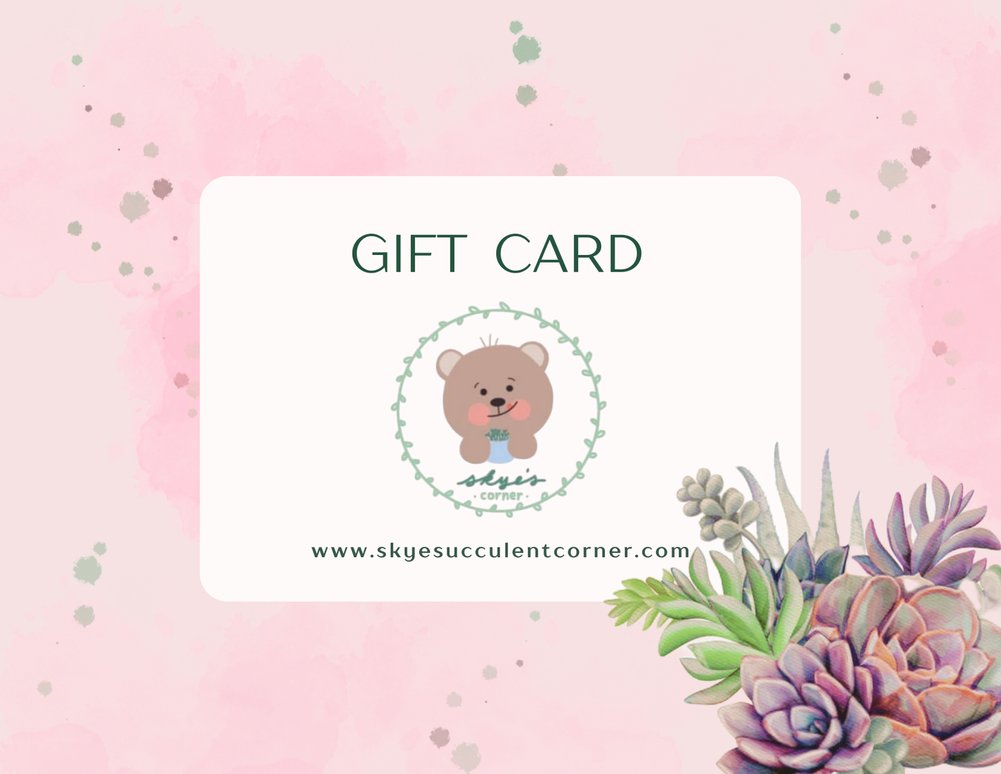 HOLIDAY GIFT CARD